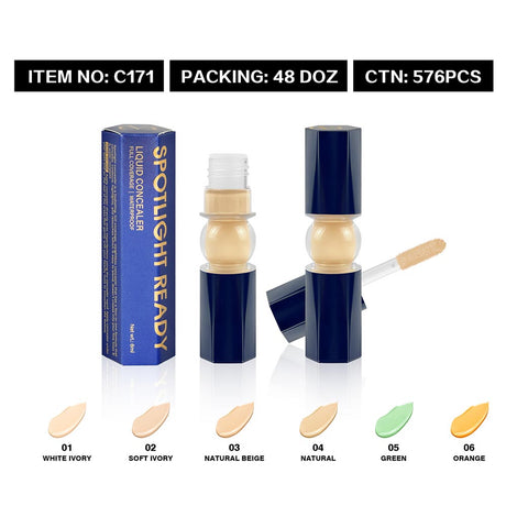 CVB® Spotlight Ready Liquid Concealer – Full Coverage HD C171