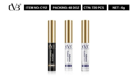 Three skincare serum bottles with 'dVb' branding on a white background