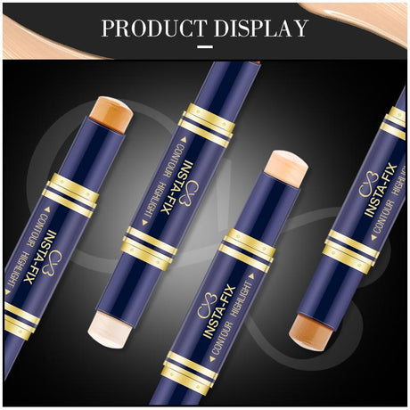 Insta-Fix contour highlight sticks on a black background