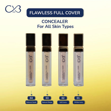 CVB® Flawless Full Cover Concealer – Liquid High Coverage CNP-101