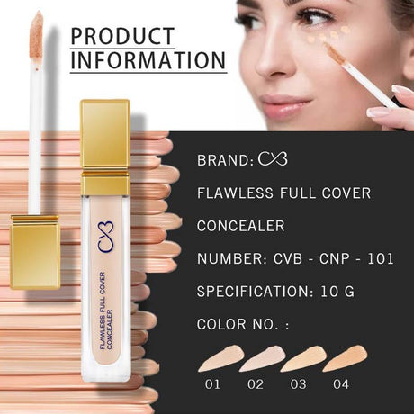 CVB® Flawless Full Cover Concealer – Liquid High Coverage  CNP-101