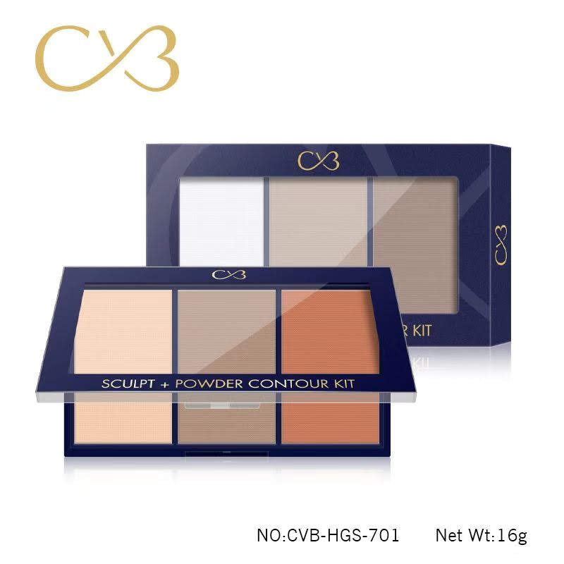 Sculpt and powder contour kit with packaging on a white background