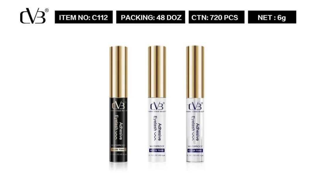 Three skincare serum bottles with 'dVb' branding on a white background