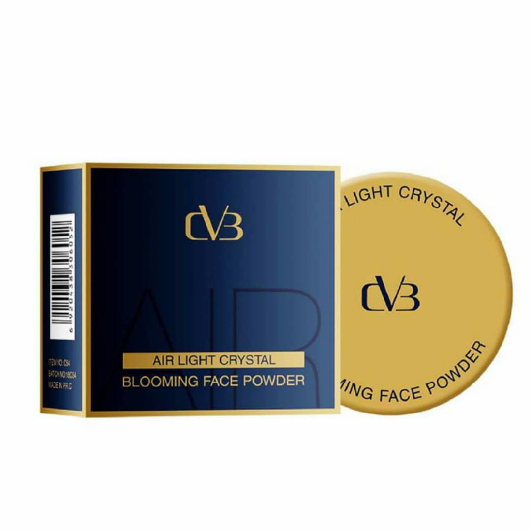 DBV Air Light Crystal Blooming Face Powder packaging on a white background