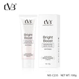 Two boxes of Charm Vogue Beauty Bright Boost Whitening products on a white background