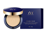 Charm Vouge Beauty Double Wear powder foundation with packaging on a white background