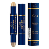 Insta-Fix contour and highlight duo stick with packaging on a white background