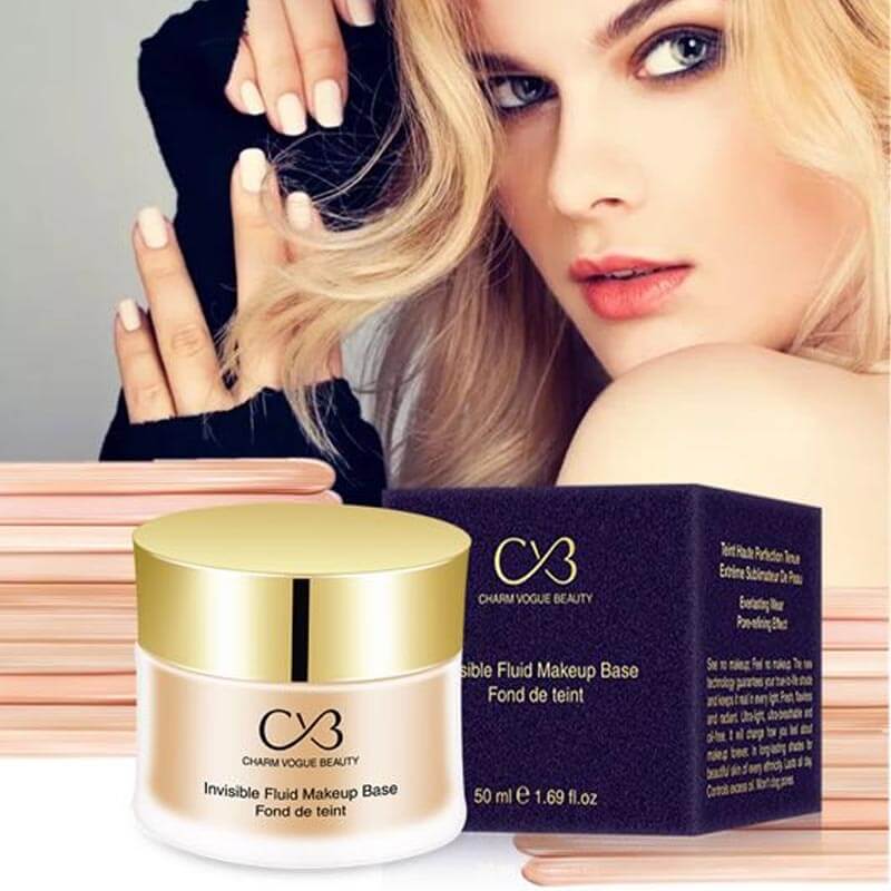 CVB® Invisible Fluid Makeup Base Oil-Free Foundation  C44     cvbcosmetic.pk