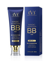 CVB Magic Skin Beautifier BB Fair foundation tube and packaging on a white background