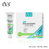 DVB Skin Whitening Facial Wash packaging with tube on a white background