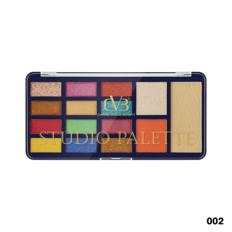 CVB® Studio Makeup Palette – Eyeshadow, Blush, Highlighter Kit  C219