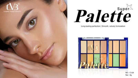 CVB® Super Concealer Palette – 8 Color Corrector & Concealer   C128