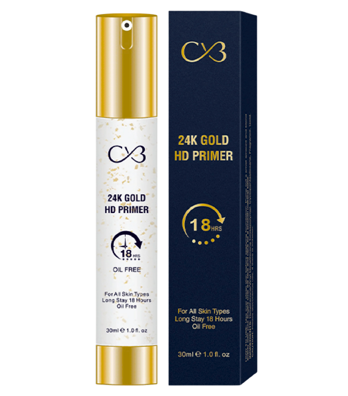 CVB® 24K Gold HD Primer PL-702 – Oil-Free Long Stay Base   CVB-PL-702