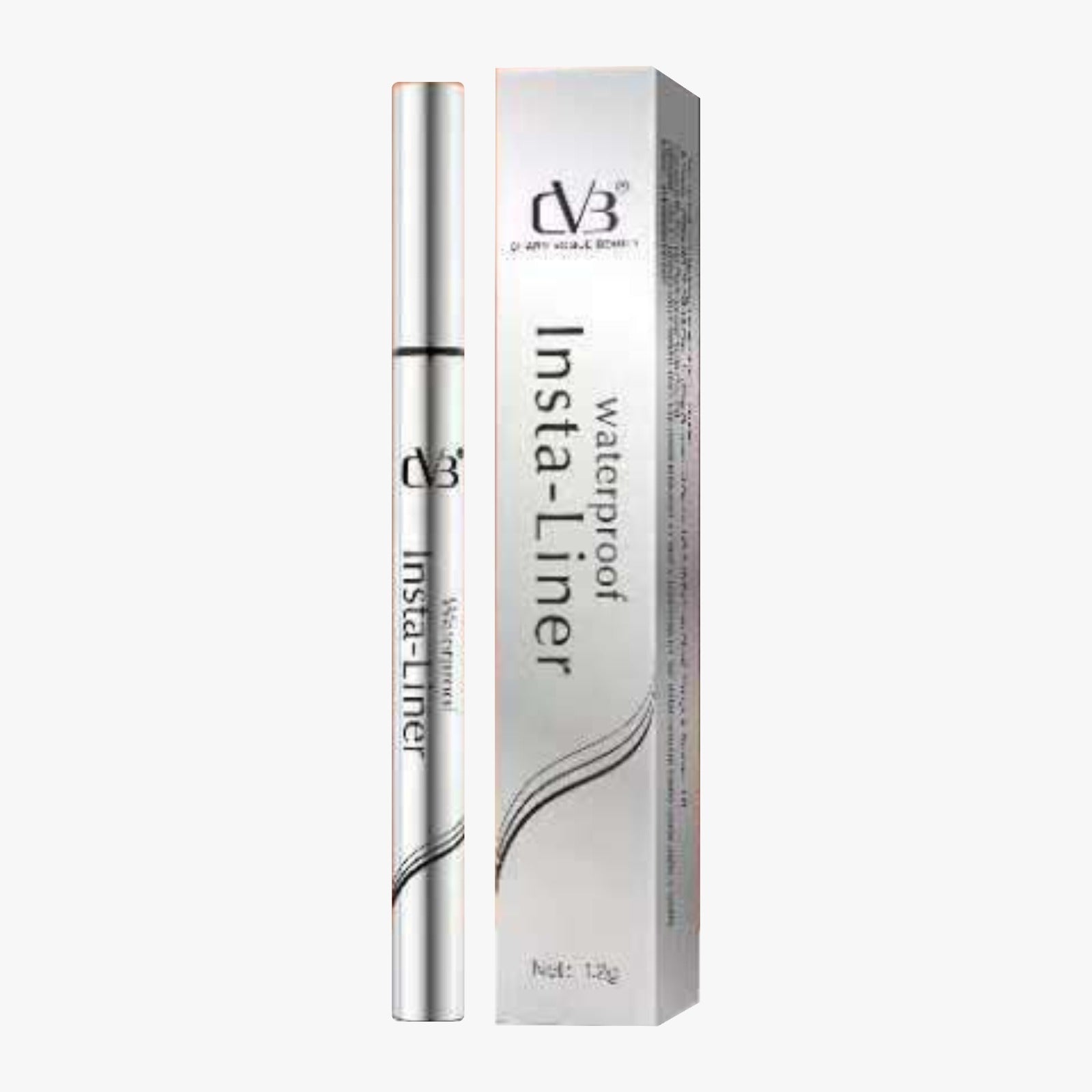 DV3 Insta-Liner waterproof eyeliner pen and packaging on a white background