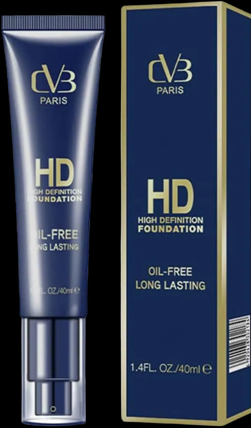 DVB Paris HD High Definition Foundation tube and packaging on a white background