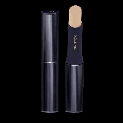 Concealer stick with black casing on a white background