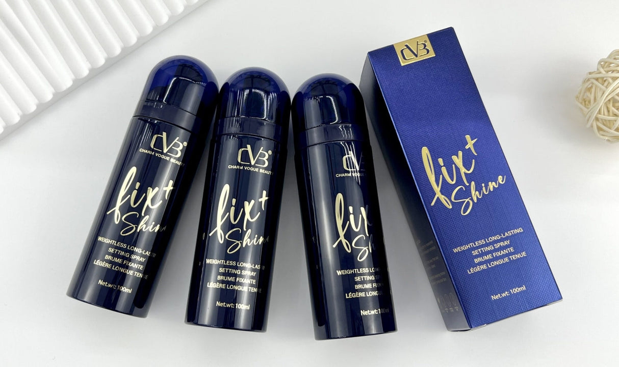 CVB® Fix+ Shine Weightless Setting Spray 100ml – Long Lasting Glow  C170